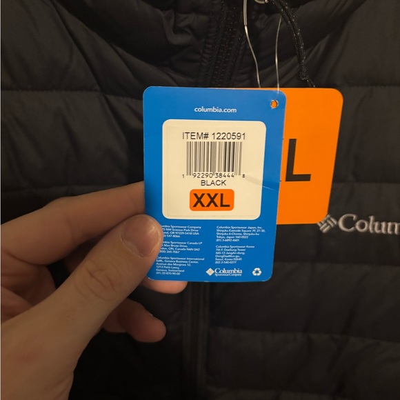 Columbia Men's Dark Gray Puffer Jacket - Picture 3 of 4